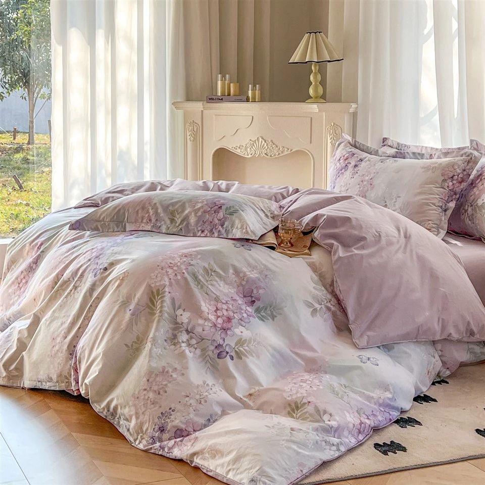 7-piece Printed Cotton Bedding Set 7-piece Printed Cotton Bedding Set